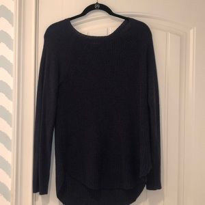 Navy Athleta sweater